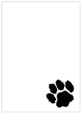DIN A4 Hundemotive Briefpapier mit Hund - Papier Hunde - 20 Blatt - Motiv Nr. 067 | 80g/m²