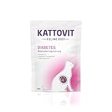 Kattovit - Diabetes Trockenfutter für Katzen | Diät Katzen-Trockenfutter speziell für Katzen mit Diabetes oder Übergewicht. Blutzuckerregulierendes Katzendiätfutter | 6 x 400 g