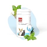 PHA ZahnSchutz Plus Dentalpflege für Hunde & Katzen: Natürliches Pulver gegen Zahnstein, Zahnbelag, Mundgeruch & Plaque, 60g Pulver