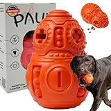 PAUL Hundespielzeug, von Hundetrainern entwickelt, Beschäftigung, Naturkautschuk, befüllbar mit Leckerlis, unzerstörbar für normale Kauer, einfrierbar, Zahnpflege, kleine bis große Hunde