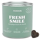 mammaly Fresh Smile Hunde Zahnpflege Snack, Zahnpflege Hund, gegen Hund Mundgeruch, Fressnapf Innovation Award - 325g (1 x Dose)