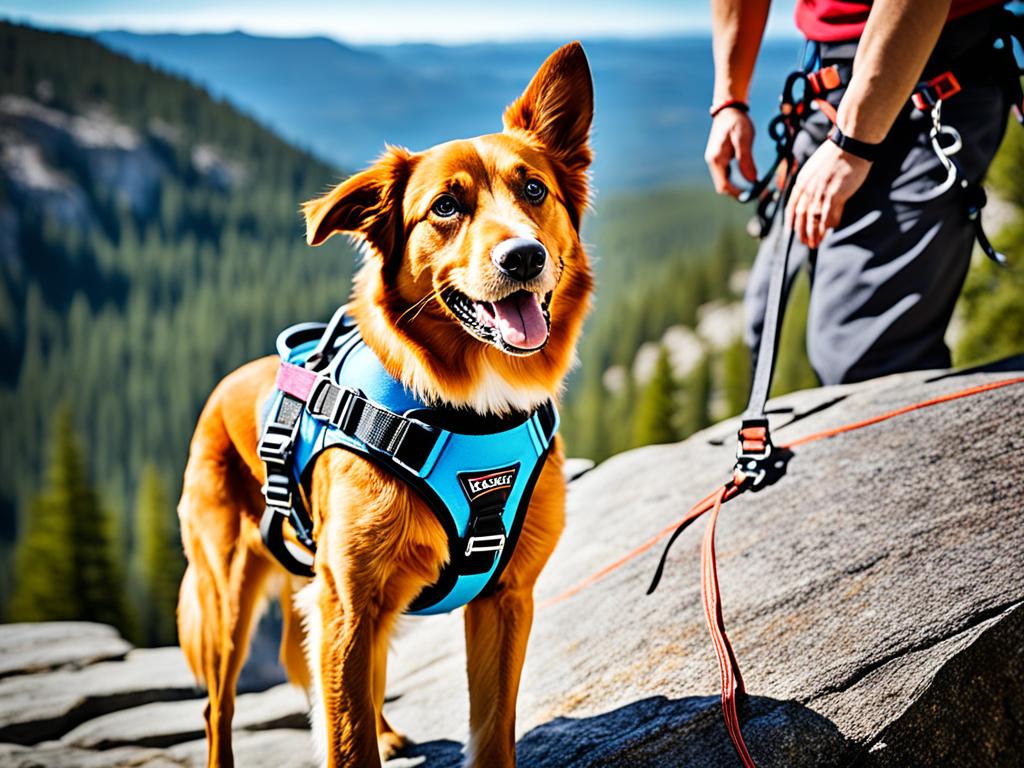 Hunde Klettergeschirr